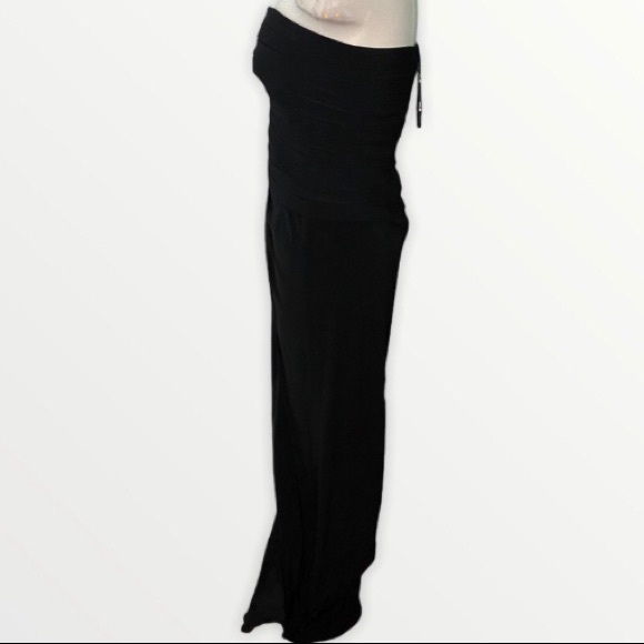 Tadashi Collection black dress gown sz-s - Picture 2 of 4